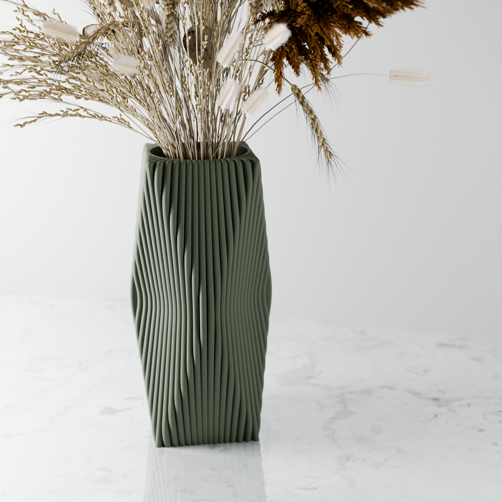 TIDES Ribbed Vase