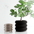 Wall Spiral Planter - Triple BUBBLES