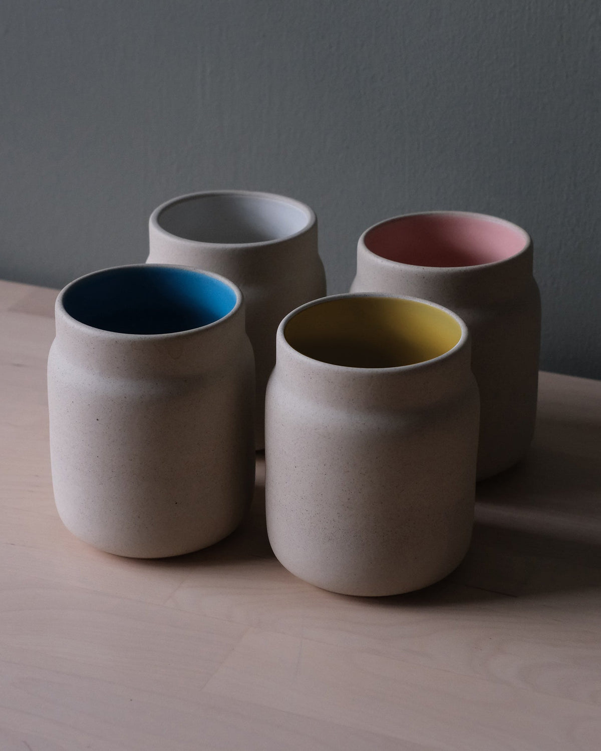 Stoneware Coffee Tumbler Mug