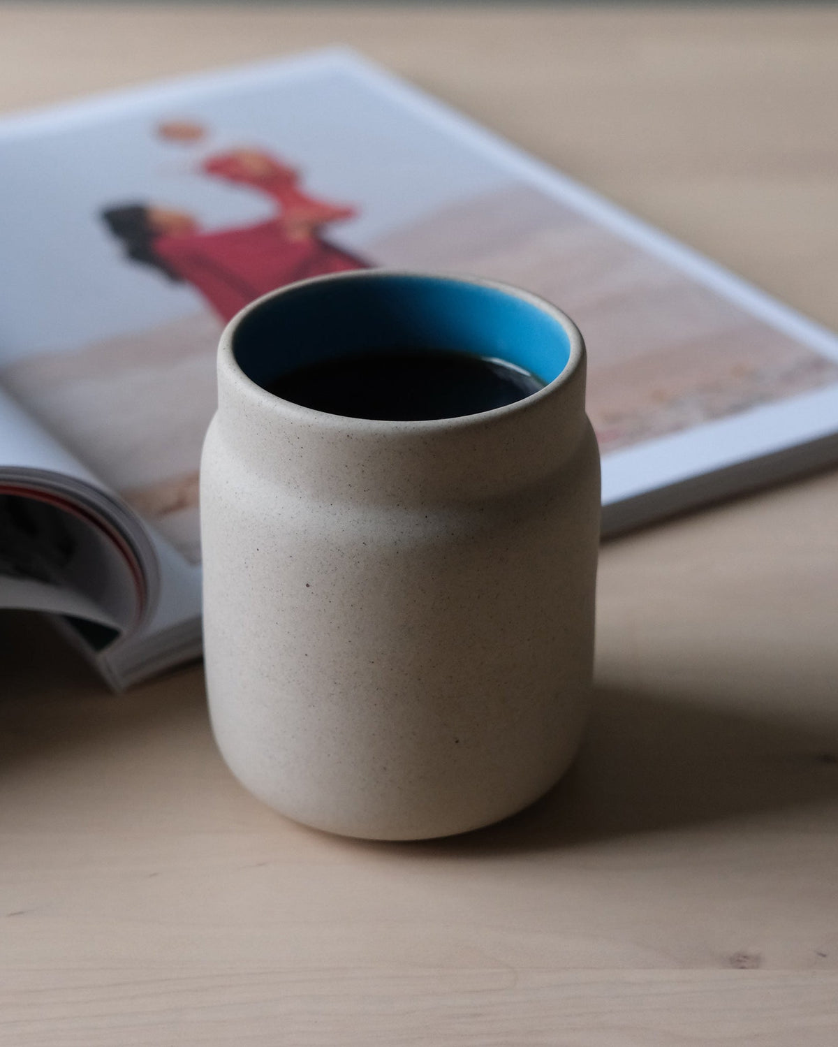 Stoneware Coffee Tumbler Mug