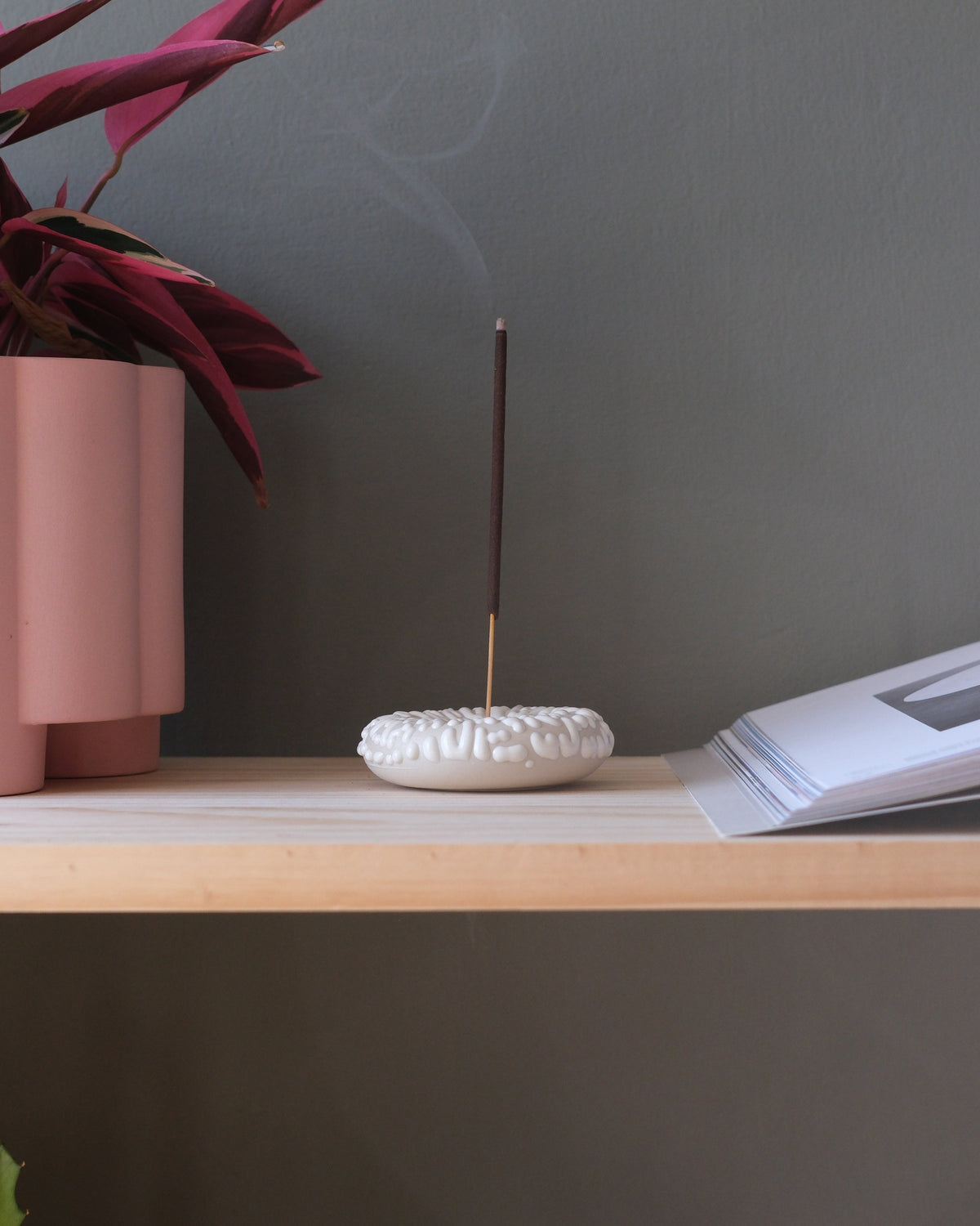 Eve Stoneware Incense Holder
