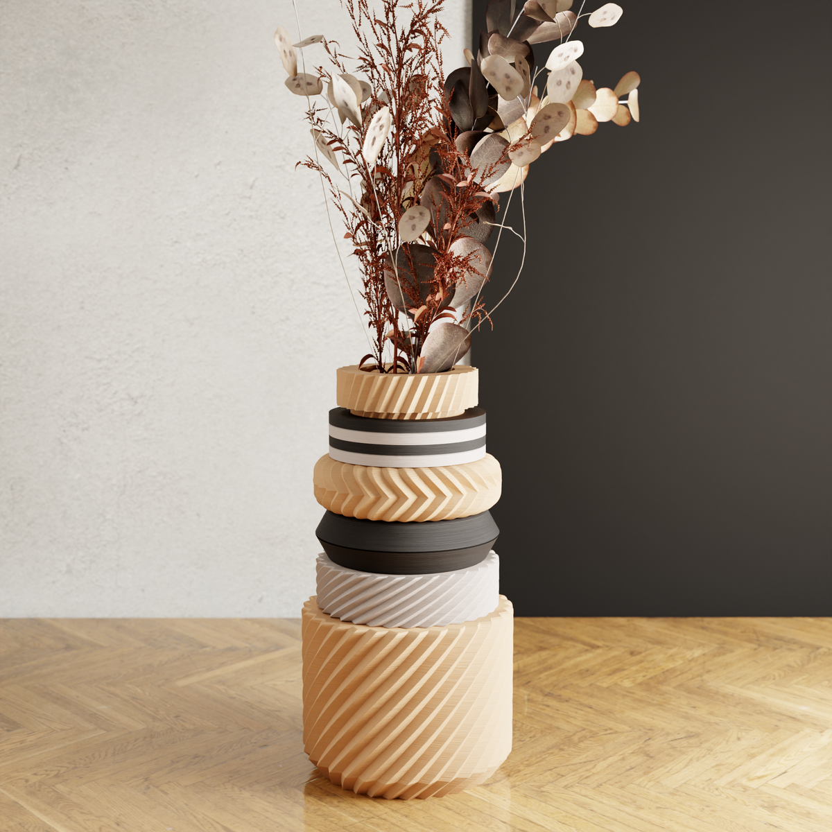 Modernized Pottery Wonder Vase