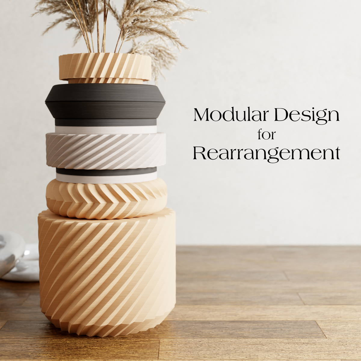 Modernized Pottery Wonder Vase