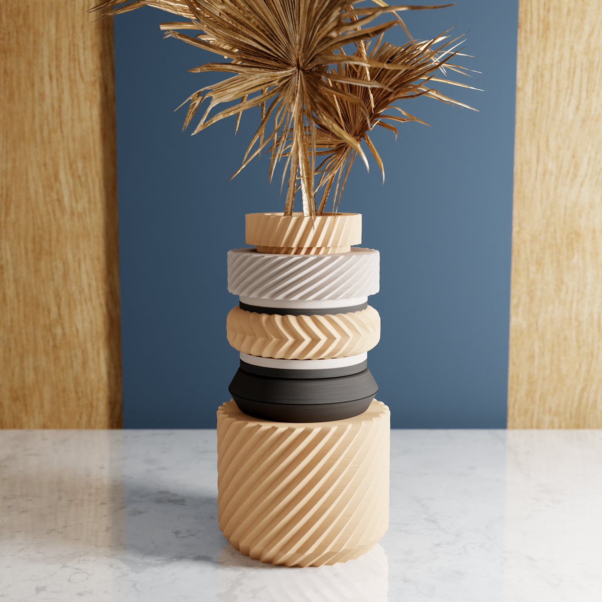 Modernized Pottery Wonder Vase