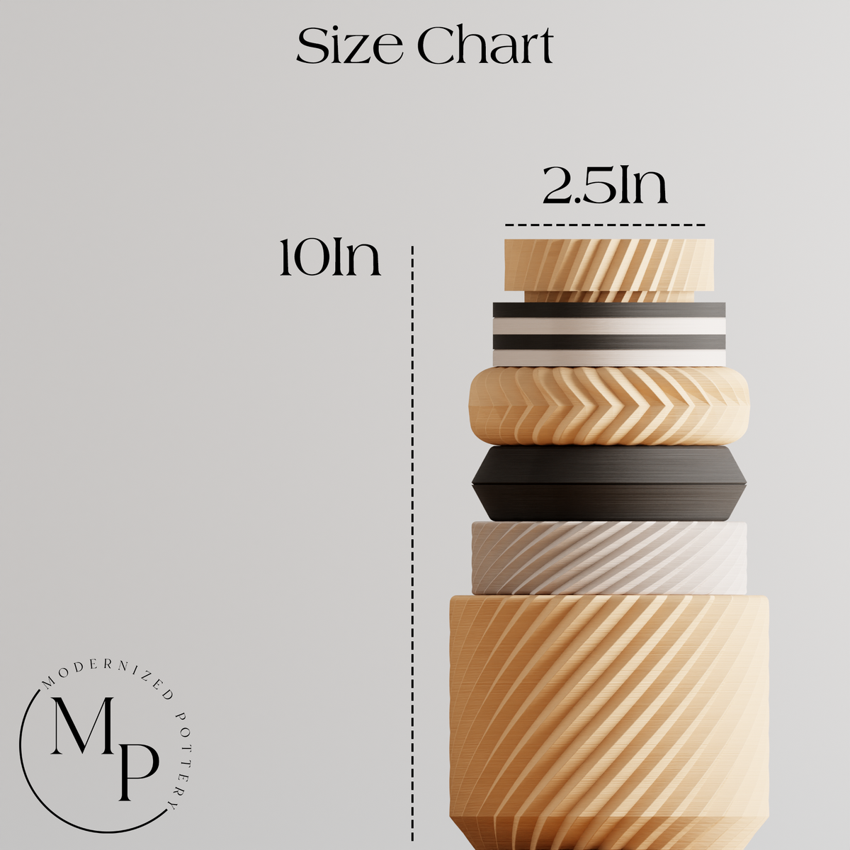 Modernized Pottery Wonder Vase