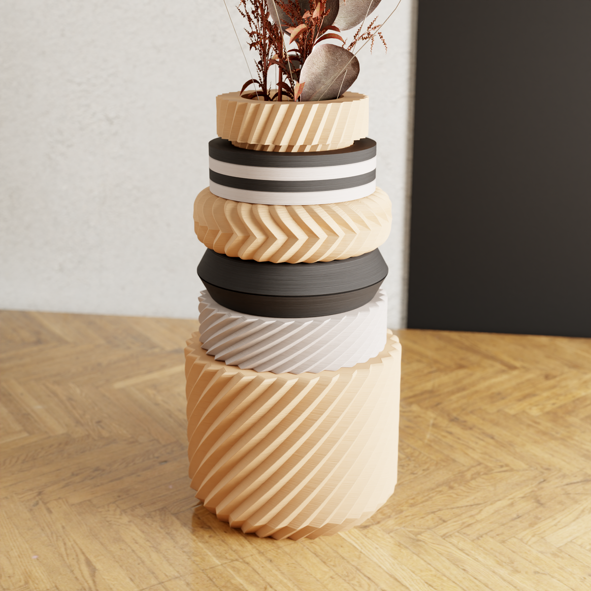 Modernized Pottery Wonder Vase
