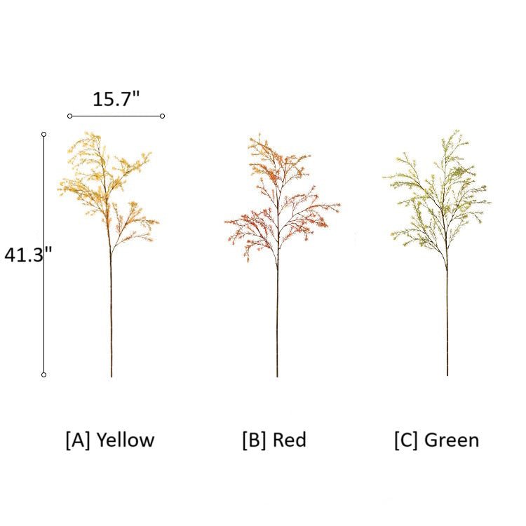 Artificial Layered Leaf Spray 41" Tall