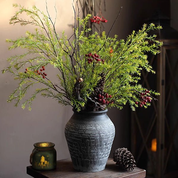Artificial Layered Leaf Spray 41" Tall