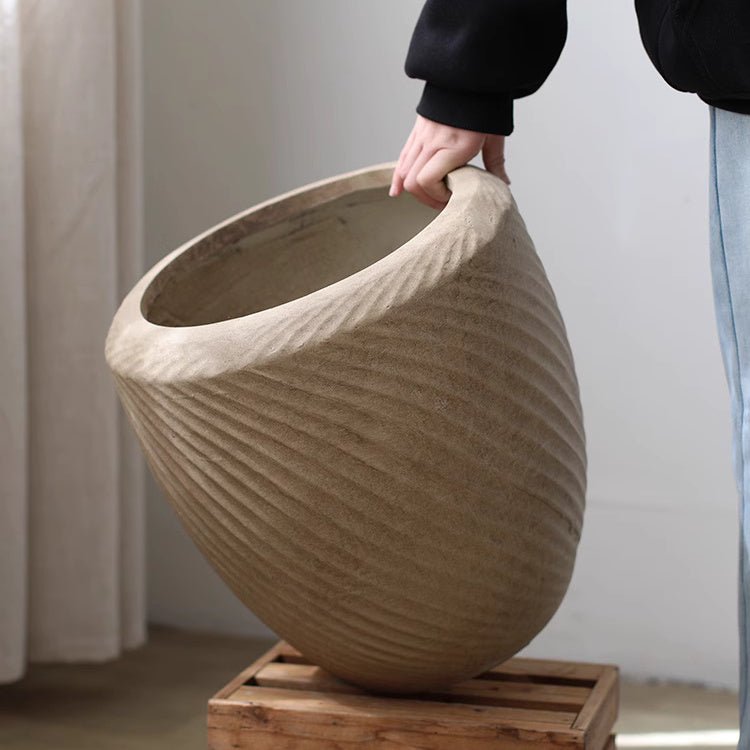 Contemporary Swirl Planter