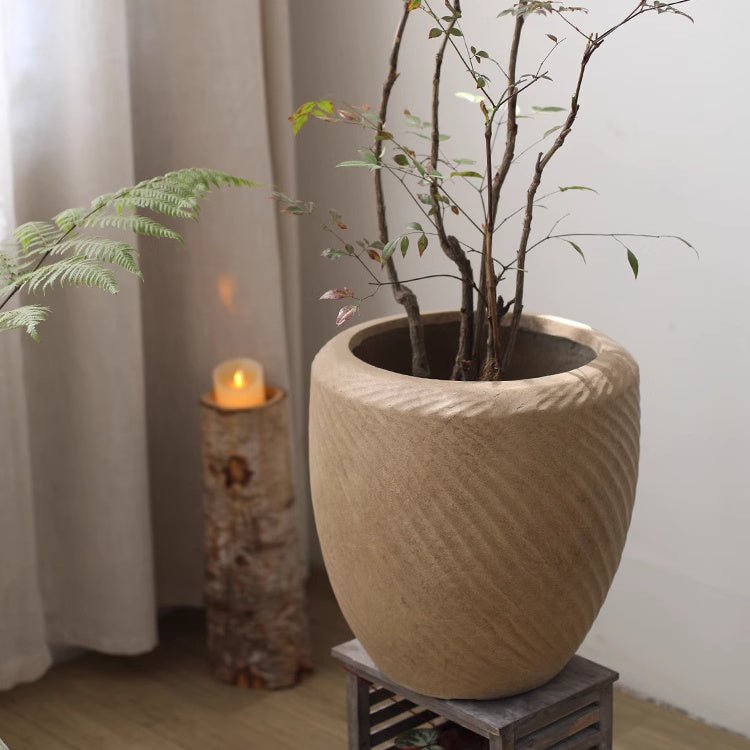 Contemporary Swirl Planter