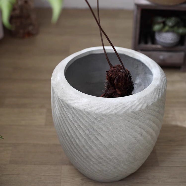 Contemporary Swirl Planter