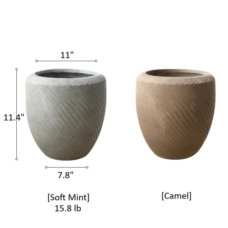 Contemporary Swirl Planter