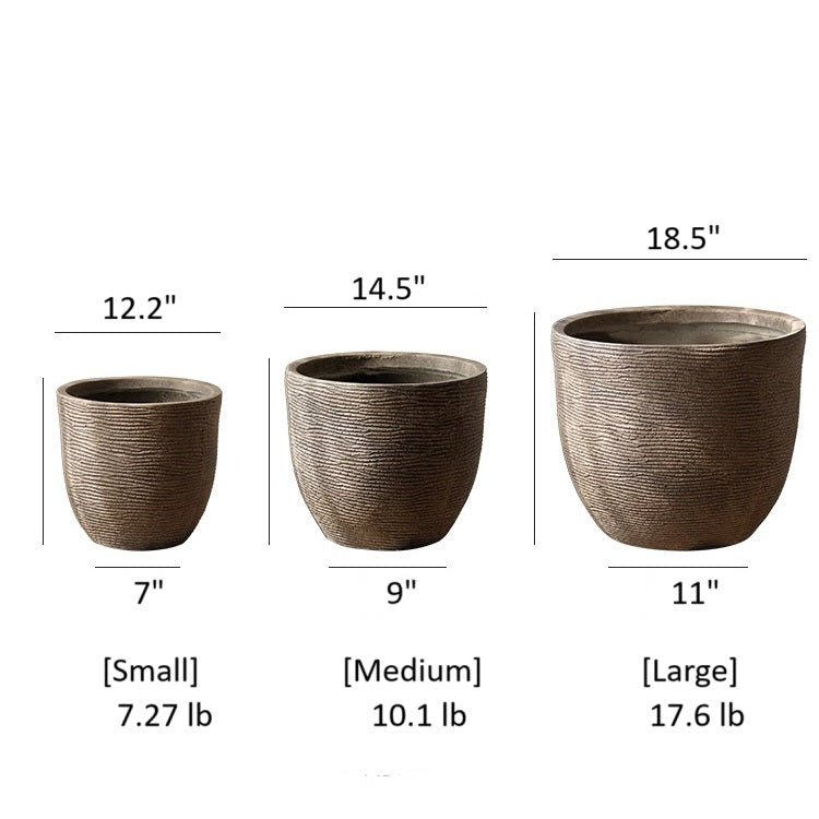 Vintage-Style Magnesia Outdoor Planter