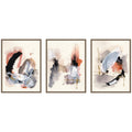 Sylvie Urban Wanderer 1, 3 and 4 Framed Canvas Art Set by Xizhou Xie