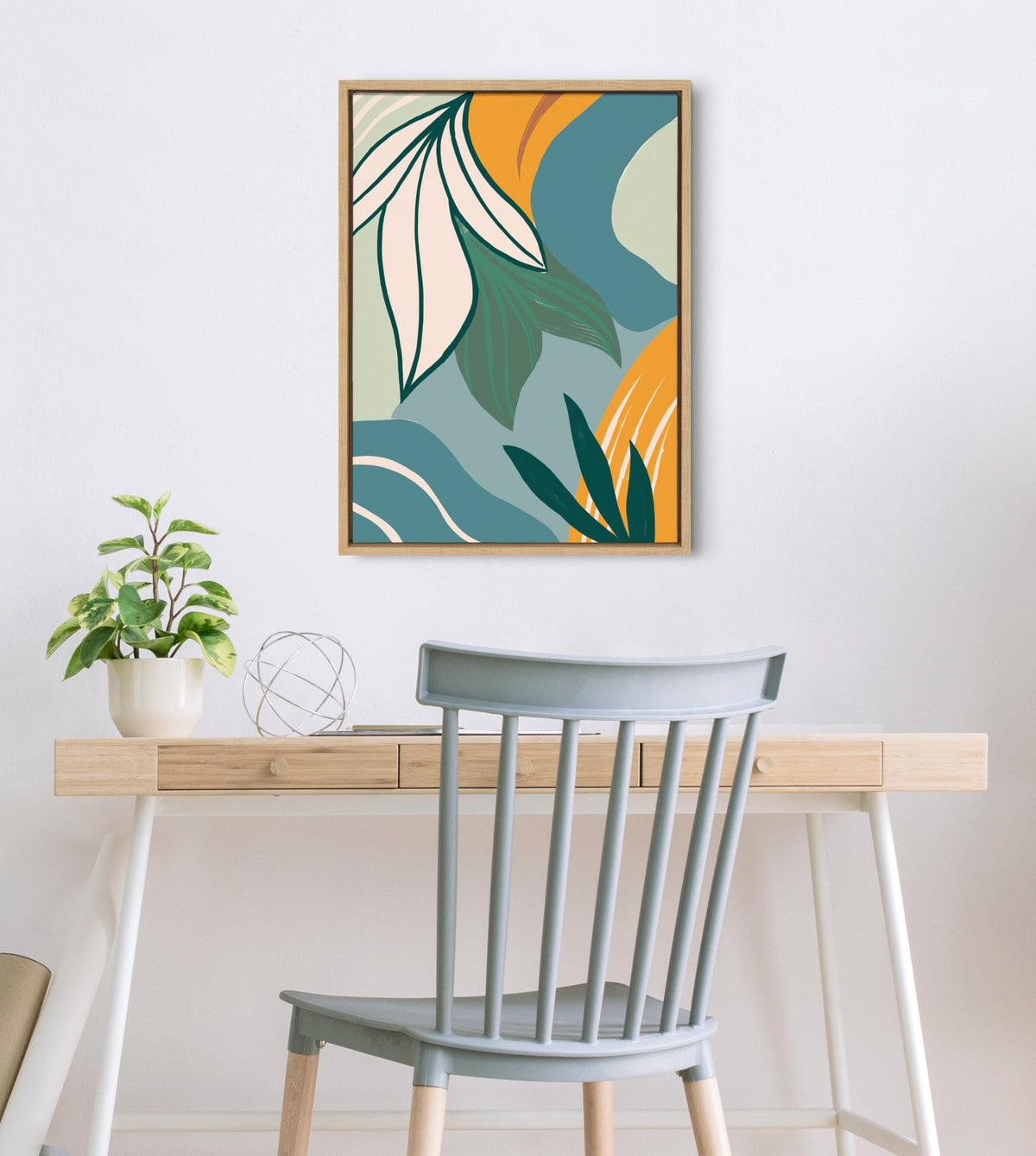 Sylvie Mexico City Morning Framed Canvas by Kate Aurelia Holloway