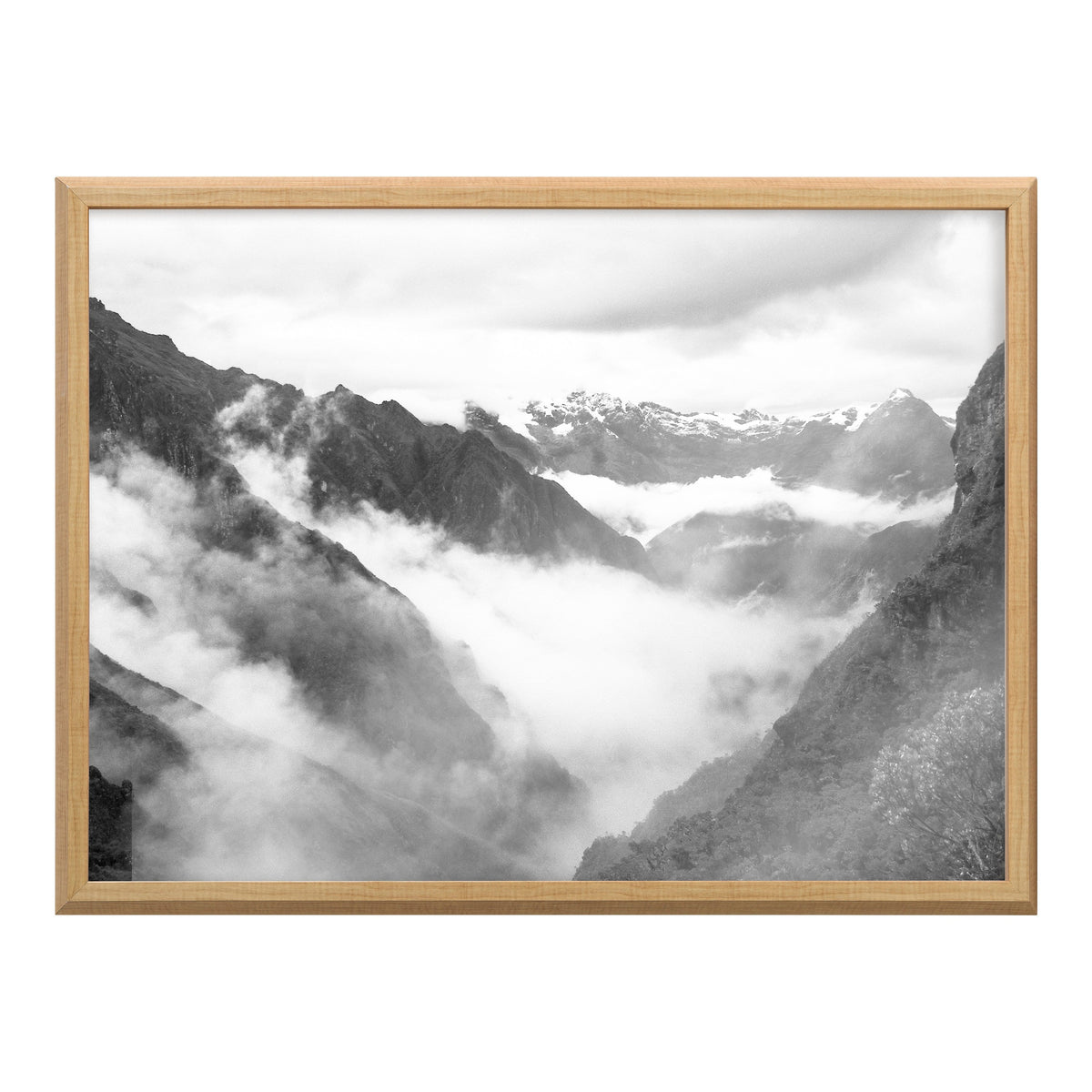 Blake Inca Trail Framed Printed Glass by Pete Olsen