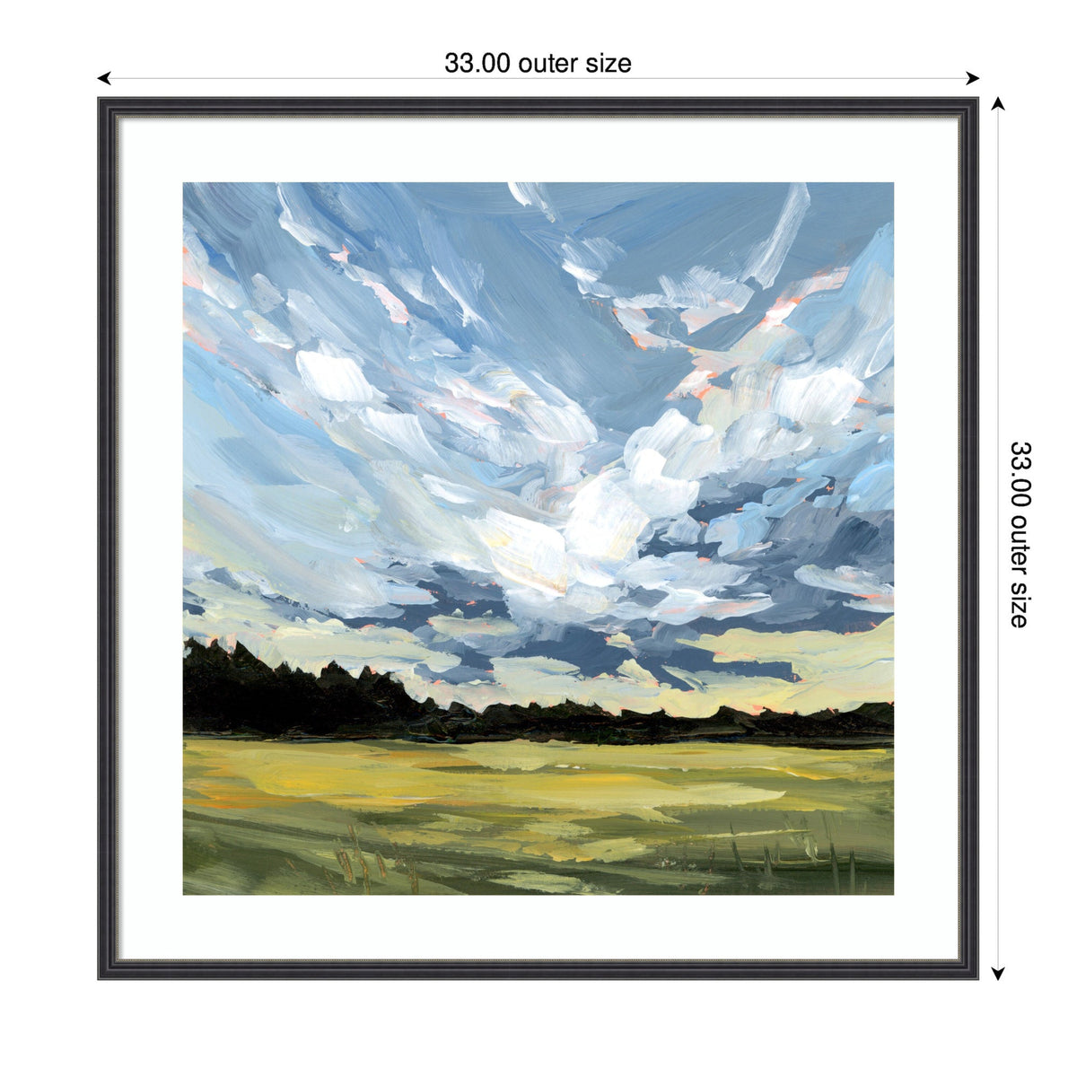 Framed Art Before The Storm by Emily Kenney