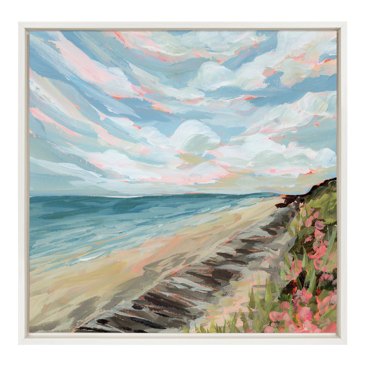 Sylvie Connecticut Framed Canvas by Emily Kenney
