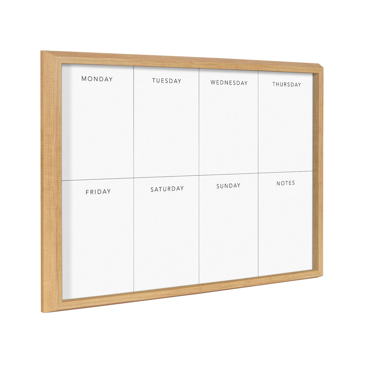 Blake This Week Framed Glass Dry-Erase Weekly Planner by The Creative Bunch Studio