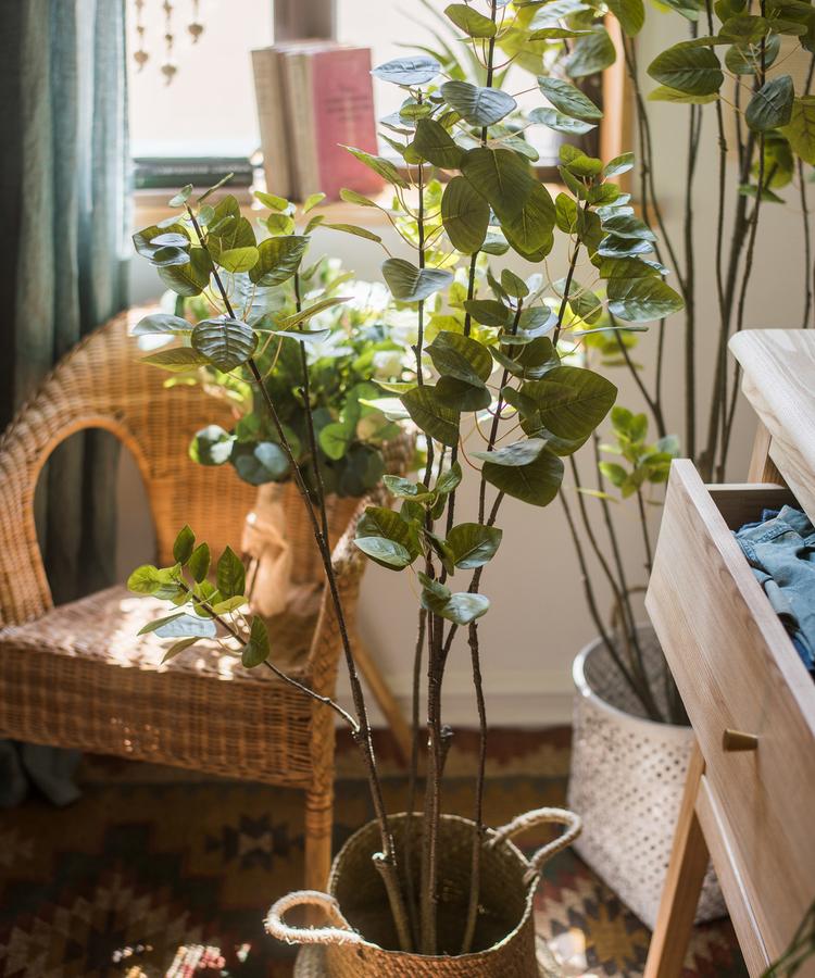 Artificial Silk Bauhinia Tree in Pot