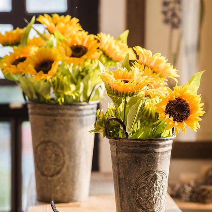 Artificial Silk Sunflower Stem 28" Tall
