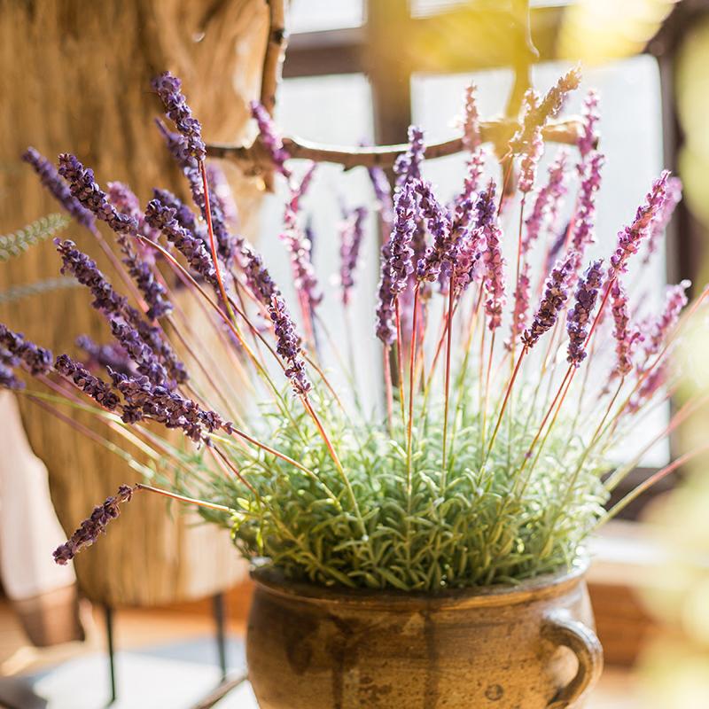 Artificial Silk Provence Lavender Stem 21" Tall
