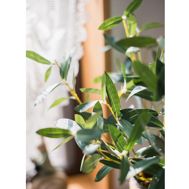 Artificial Olive Leaf Stem