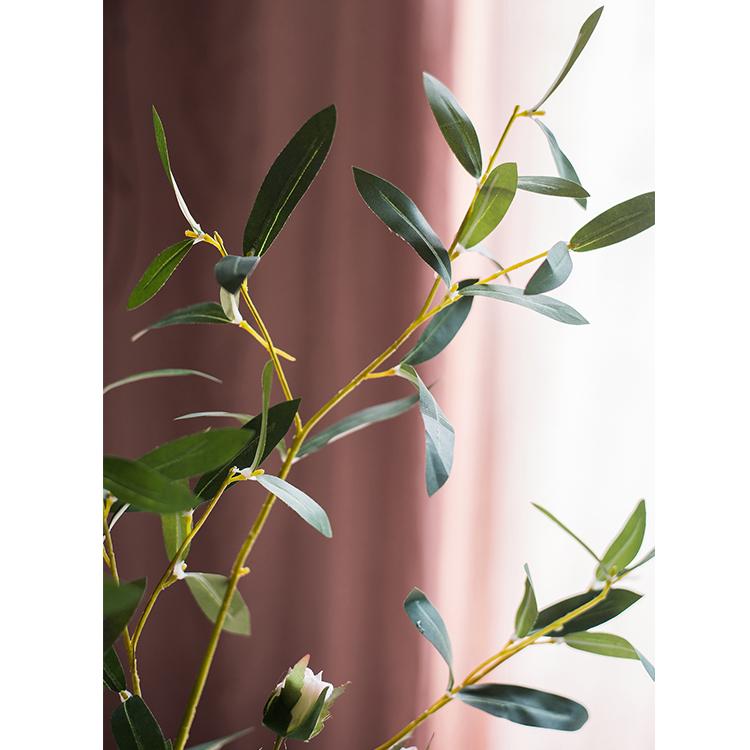 Artificial Olive Leaf Stem