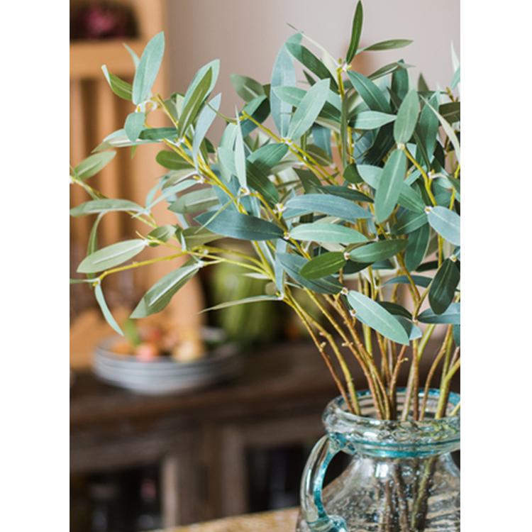 Artificial Olive Leaf Stem