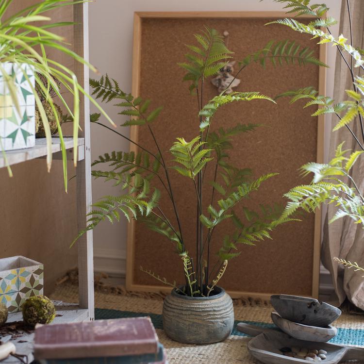Artificial Eagle Fern Bulk Plant