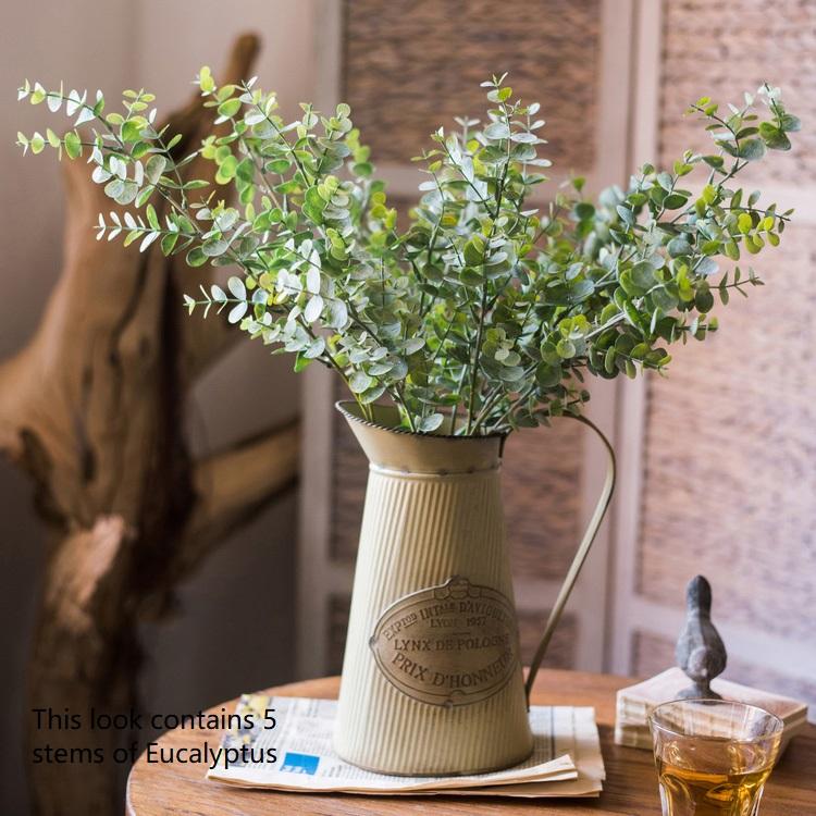 Artificial Eucalyptus Stem Green 26" Tall