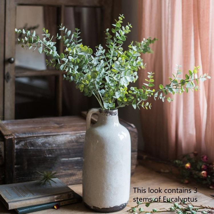 Artificial Eucalyptus Stem Green 26" Tall