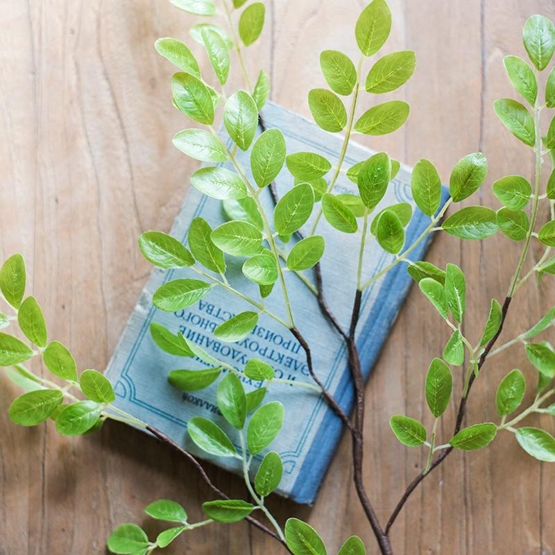 Artificial Fresh Spring Leaf Stem 37" Tall