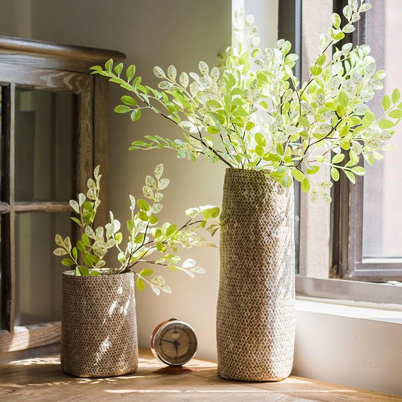 Artificial Fresh Spring Leaf Stem 37" Tall