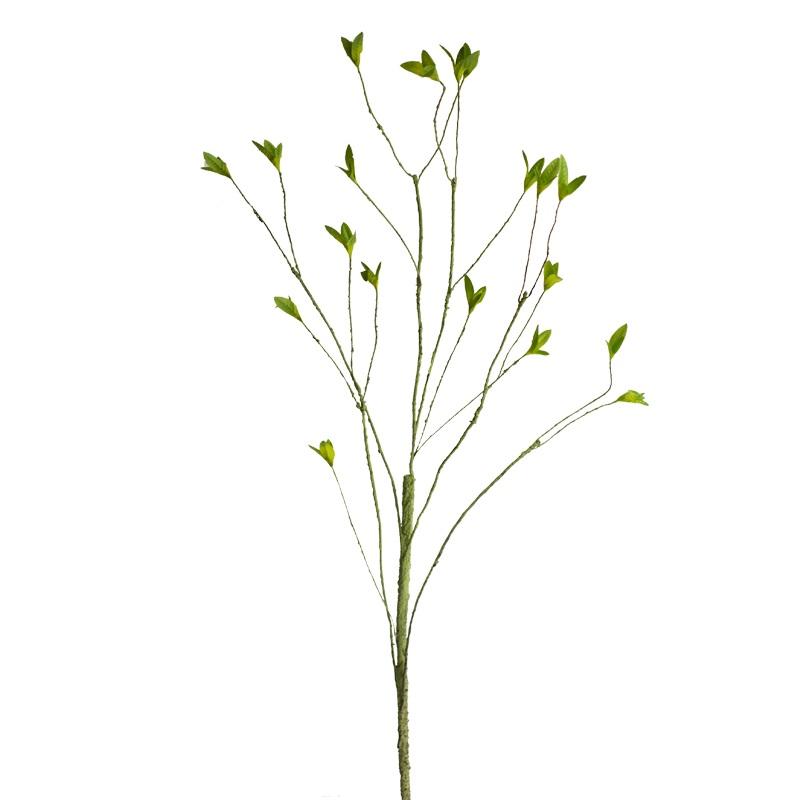Artificial Green Leaf Rattan Stem 37" Tall
