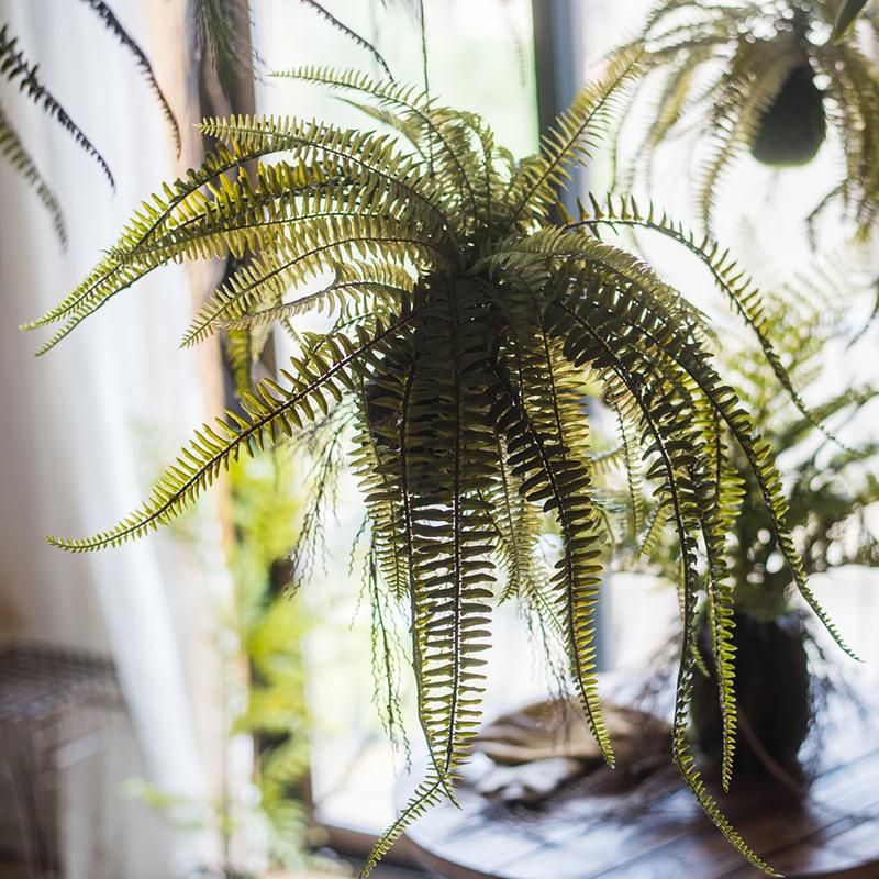 Artificial Hanging Fern Plant Décor