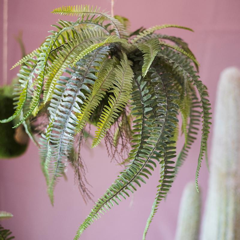 Artificial Hanging Fern Plant Décor