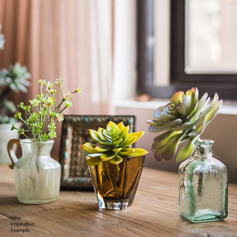 Artificial Small Succulent Stem Randomly Picked Set of 5