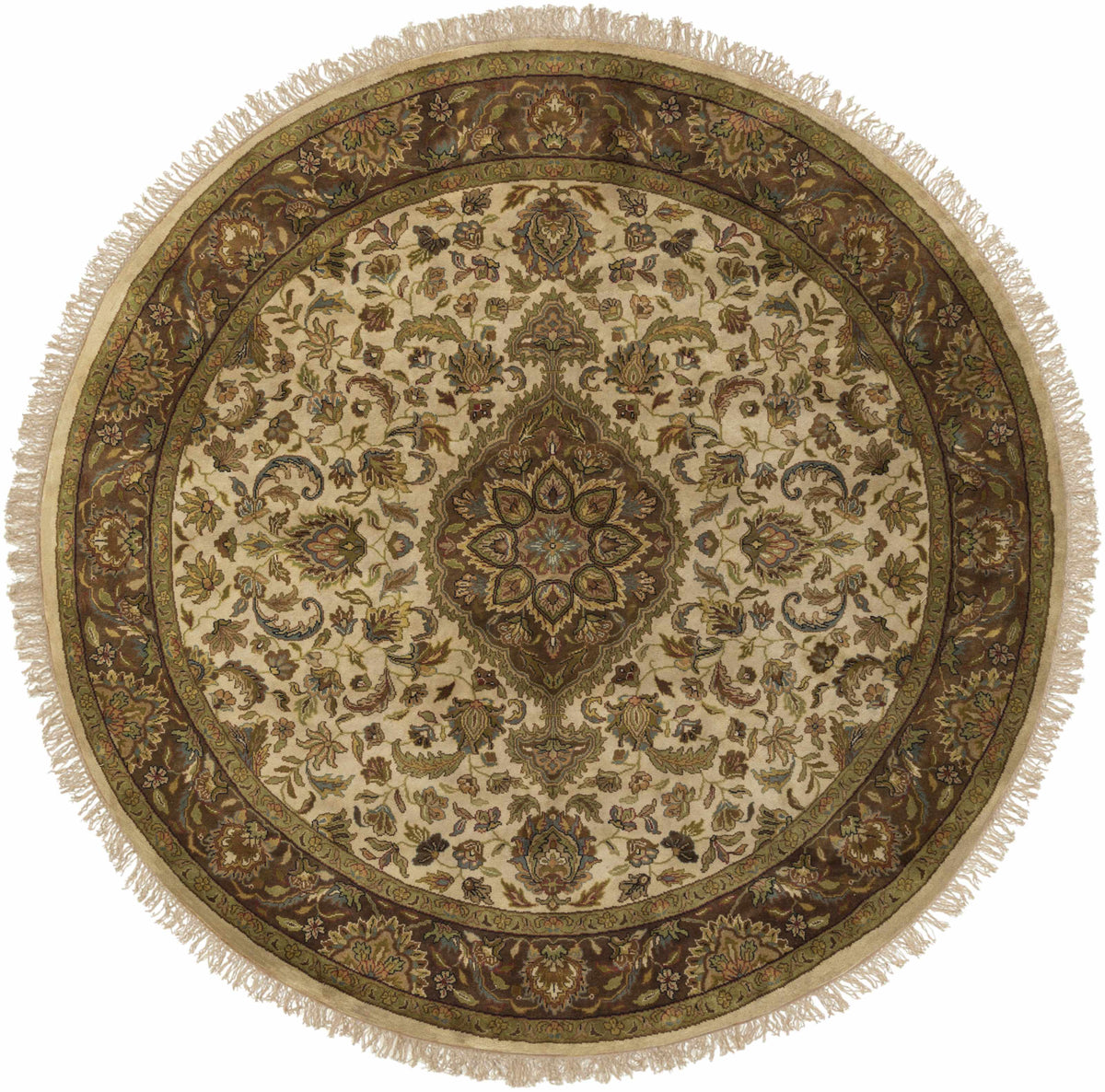 Azalia Premium Wool 8' Round Rug