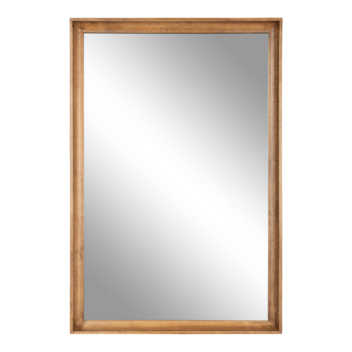 Hatherleigh Rectangular Wood-Frame Wall Mirror
