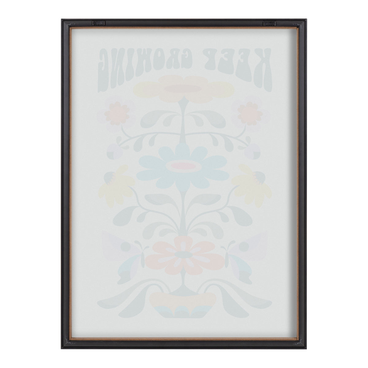 Blake Keep Growing Framed Printed Glass by Rachel Lee of My Dream Wall