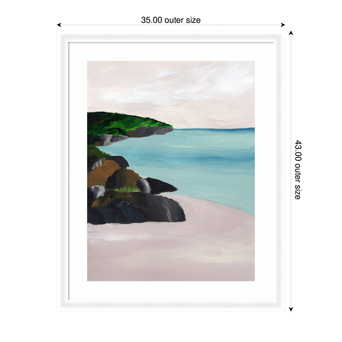 Framed Art Seascape by Nikita Jariwala