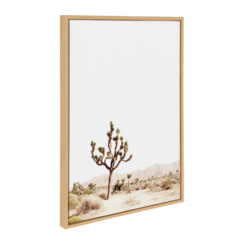 Sylvie Lone Joshua Tree, Group of Cacti and Film Grain Cactus 1 Framed Canvas Art Set of 3 by Various Artists
