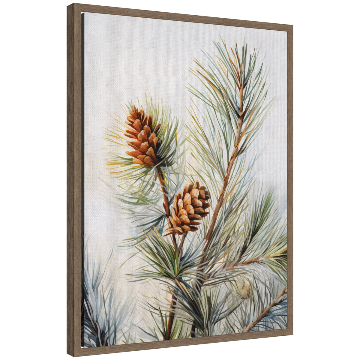Sylvie Framed Canvas The Quiet Pine Forest I by The Creative Bunch Studio