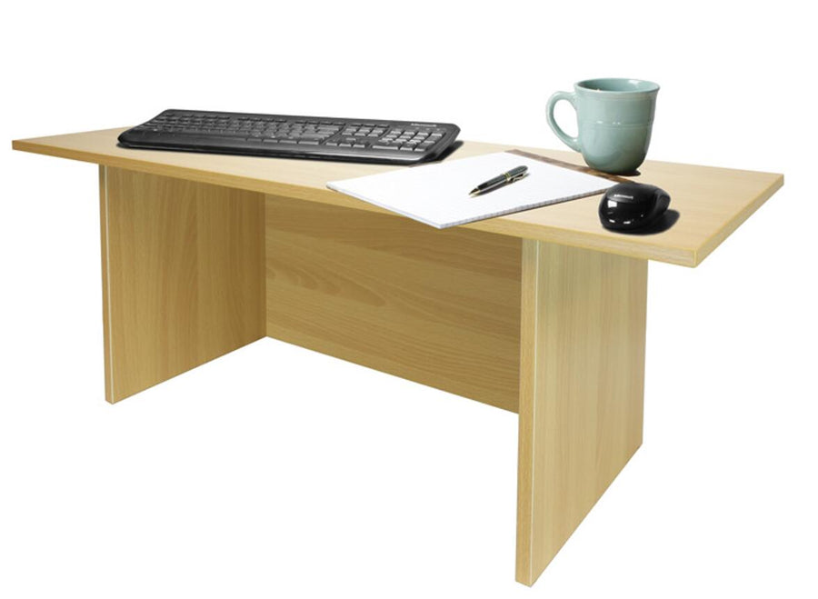 Miracle Desk Tall Portable Standing Desk Converter, Golden Beach, 15"H