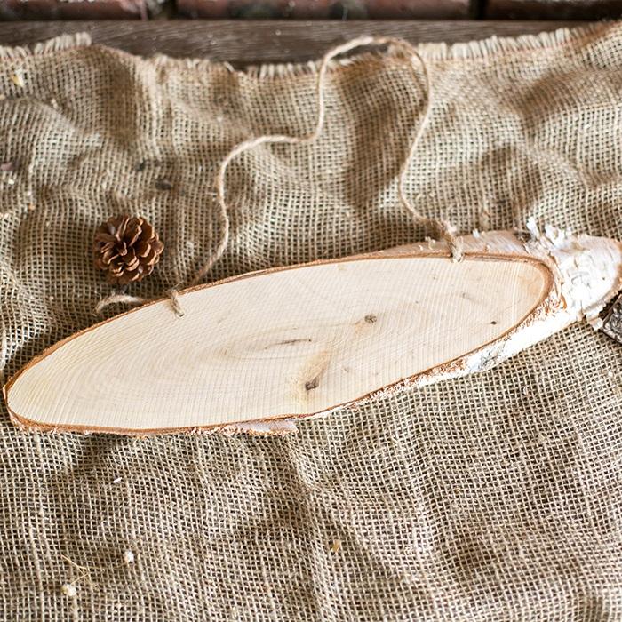 Birch Wood Hanging Sign Board