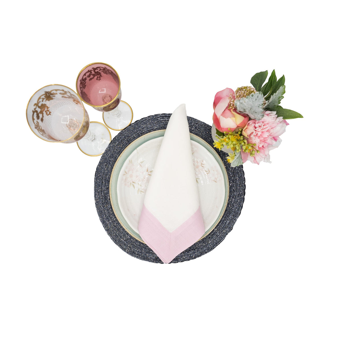 Blush Linen Napkins, Set of 4