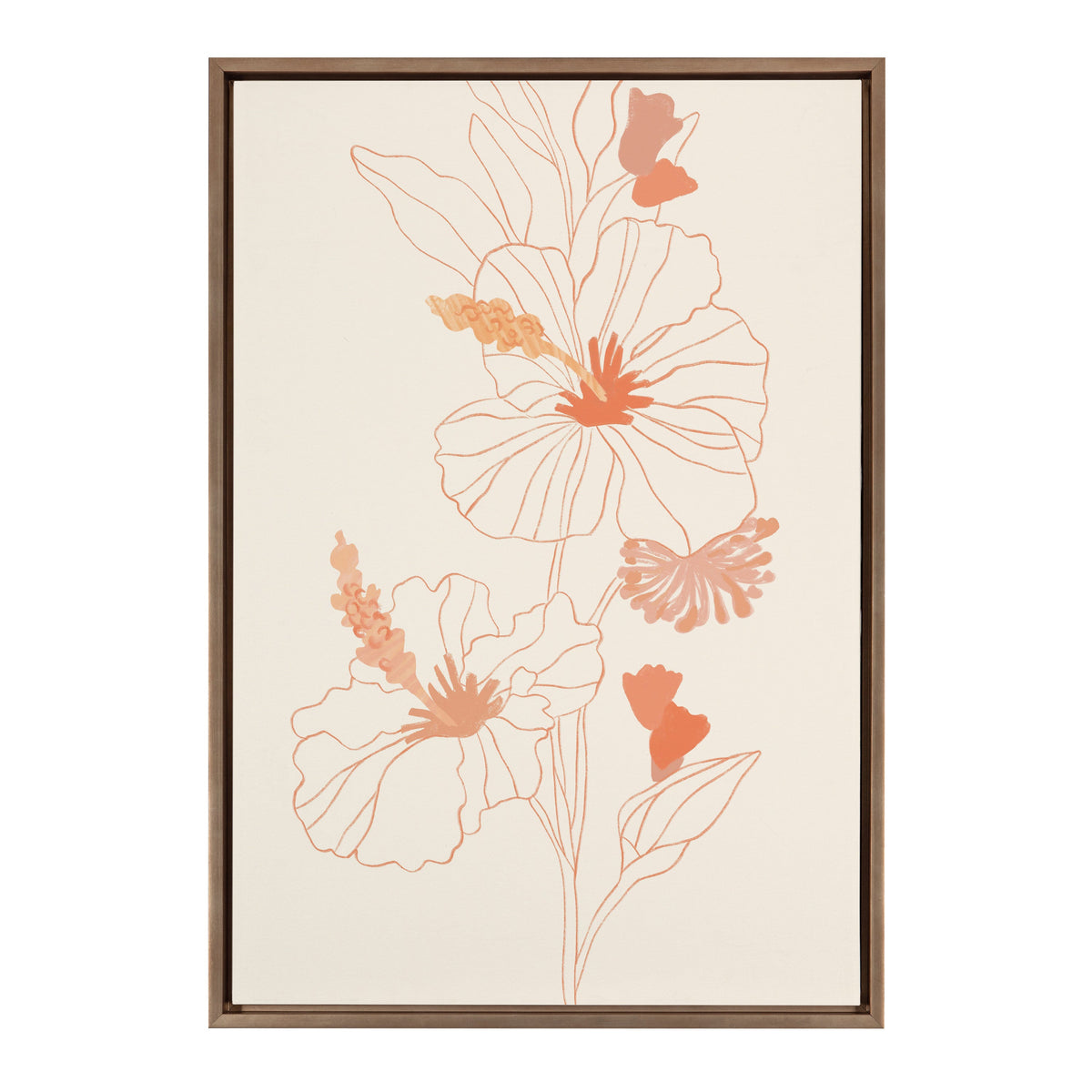 Sylvie Hilo Framed Canvas by Kasey Free