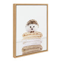 Sylvie Fold Hedgehog 1 Framed Canvas by Amy Peterson Art Studio