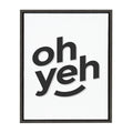 Sylvie Oh Yeh Framed Canvas By Rocket Jack